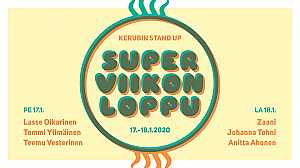 Kerubin Stand Up Superviikonloppu naurattaa tammikuussa!