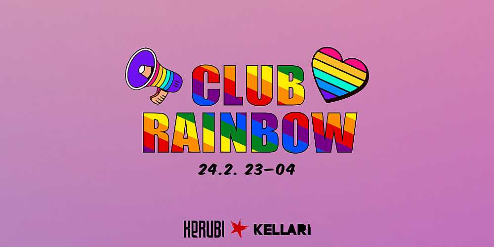 Club Rainbow: Klubille ylpeästi sellaisena kuin olet!