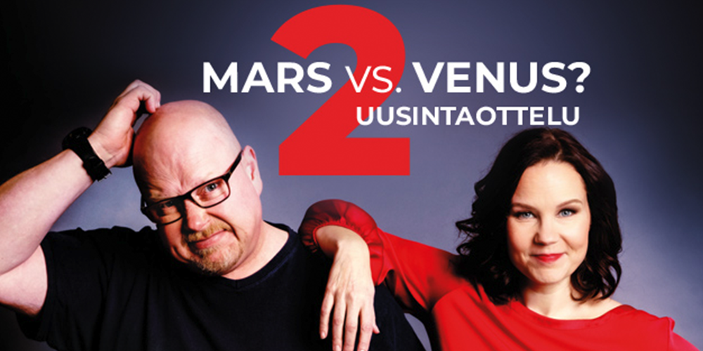 Kerubi Stand Up: Mars vs. Venus? 2 -Uusintaottelu ennakkoesitys