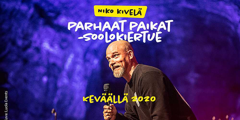 Kerubin Stand Up: Niko Kivelä Parhaat paikat -soolokiertue // Loppuunmyyty